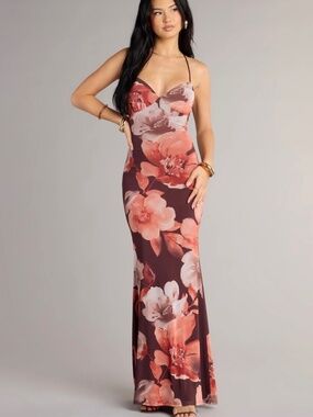 Fall Into Bloom Floral Maxi Dress